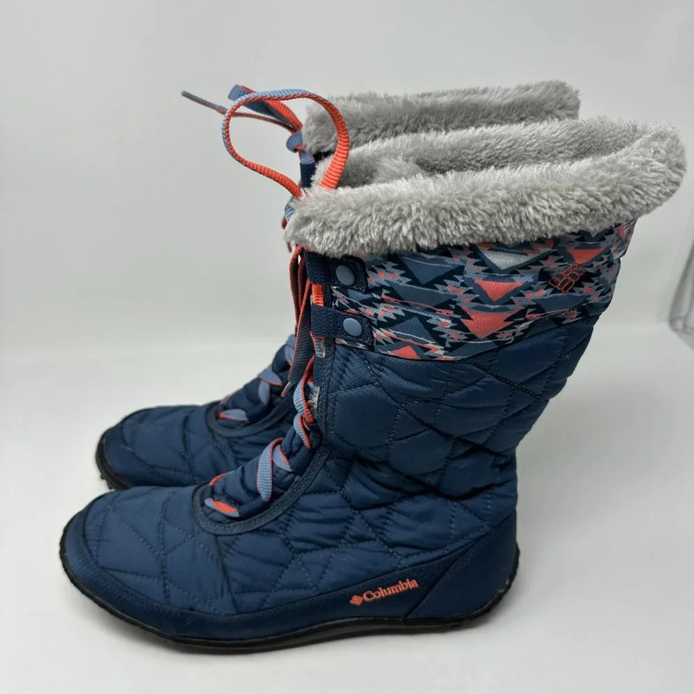 Columbia Women's Insulated Quilted Winter Boot - Blue